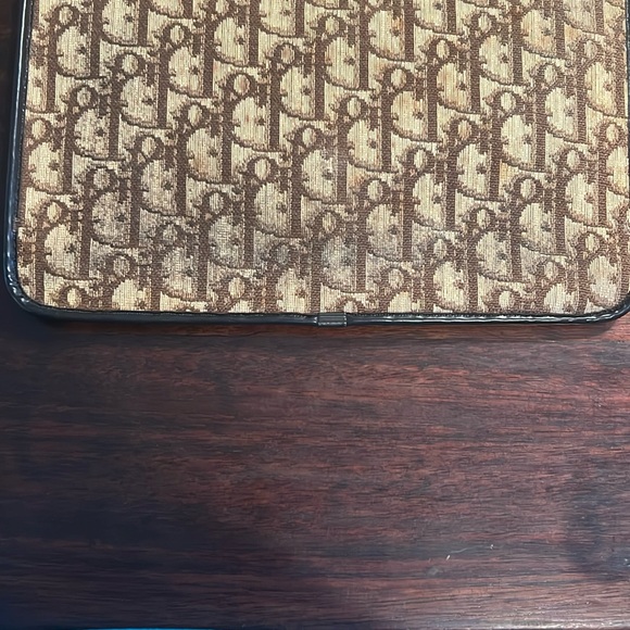 CHRISTIAN DIOR Diorissimo Canvas Envelope Trotter Clutch Brown - Picture 9 of 9